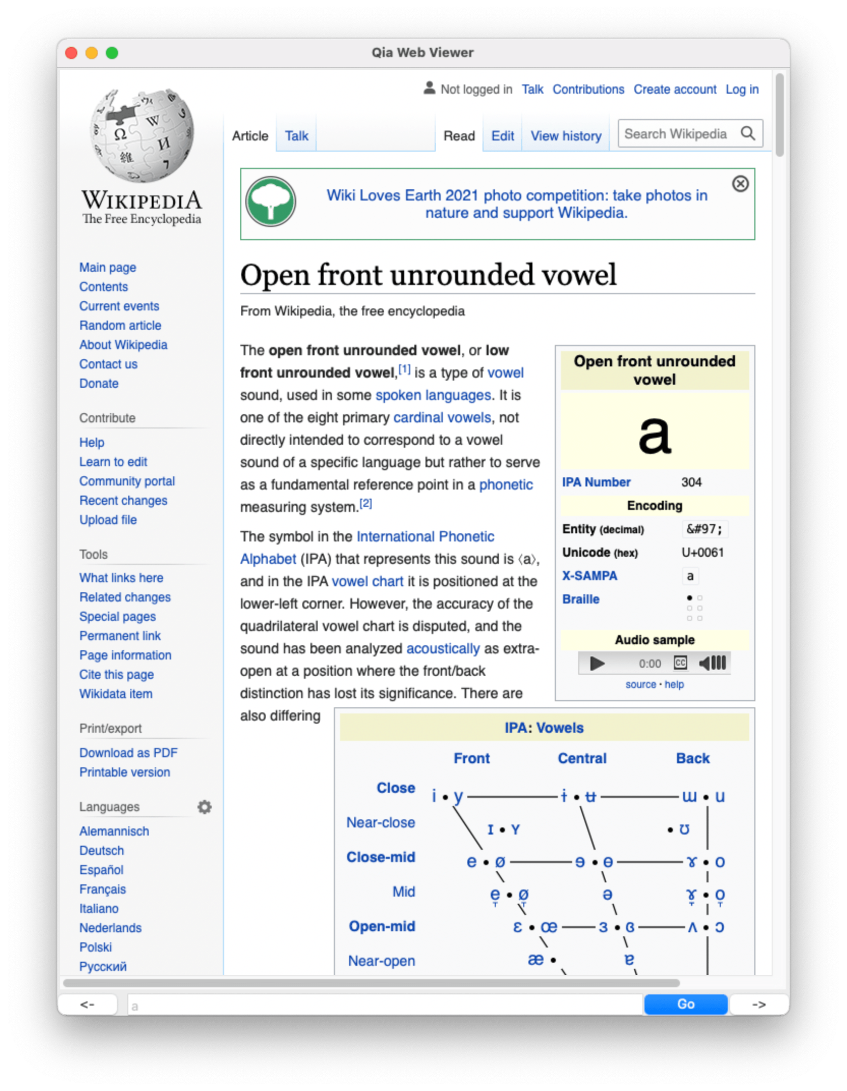 JH IPA E-book: external Wikipedia a, on macOS